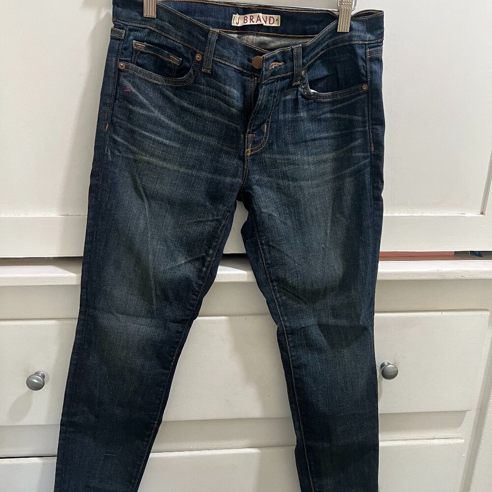 J Brand Phoebe Skinny Crop Jeans Size 28